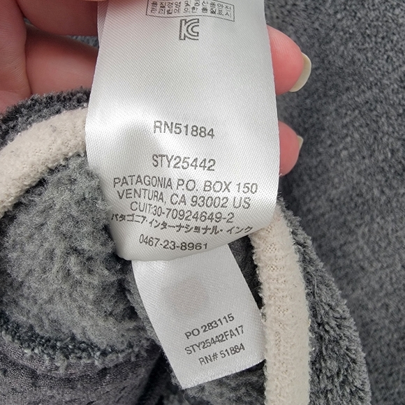 Patagonia Snap T Pullover Womens Small Gray Deep Pile Polartec Fleece Sweatshirt - Picture 16 of 16